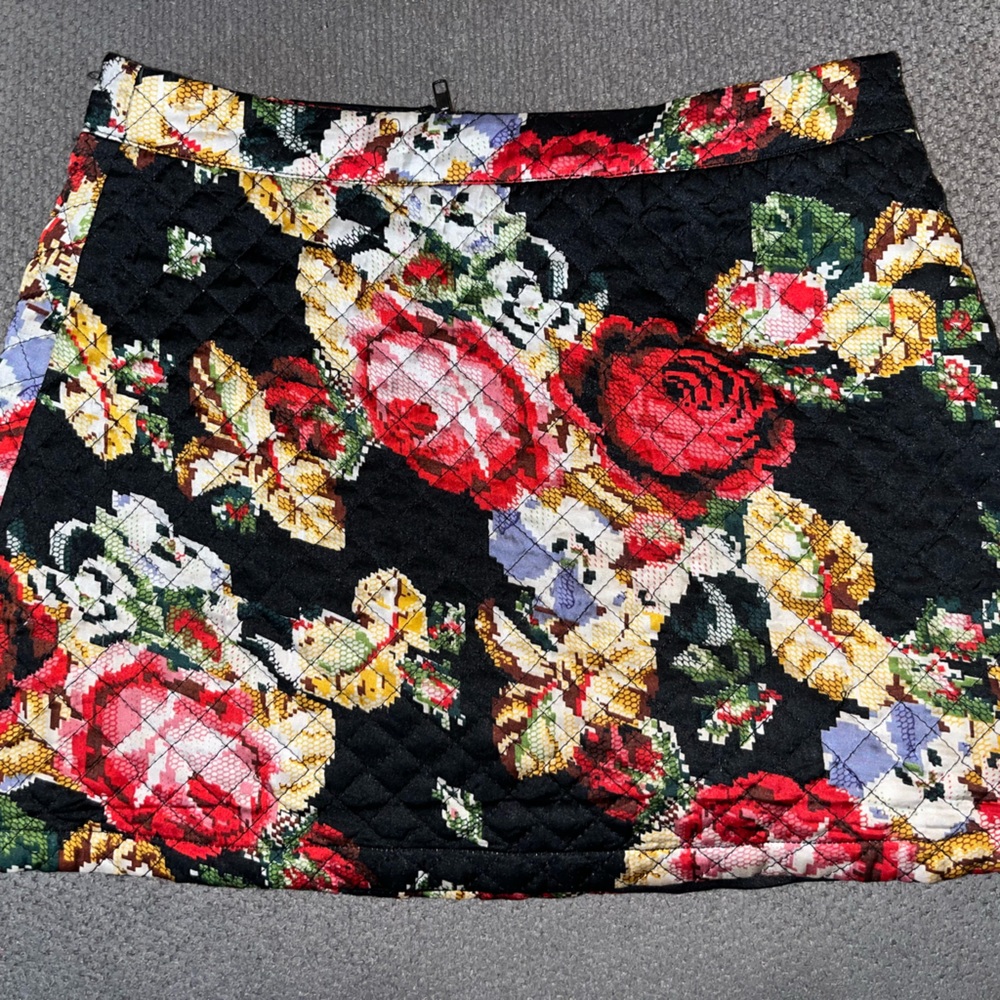 floral skirt